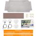 Pueikai Cat Hammock Window Perch for Large Cats | Sturdy & Space-Saving Resting Seat | Holds up to 50 lbs | Easy Assembly | Single Layer Grey - Buy Online on SooperMarket.com