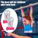 Unicorn Gymnastics Grips Set for Girls Kids - Pink Medium | 5 Pcs Hand Grips, Wristband, Sweatbands, Headband | Athletic Gloves with Drawstring Bags - Ideal Party Favors - Buy Online on SooperMarket.com