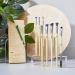 Jessup 8pcs Eyeshadow Brush Set | Premium Crujson-Free Eye Makeup Brushes | Blending, Concealer, Eyebrow, Eyeliner & Spoolie Kit T328 - Buy Online on SooperMarket.com