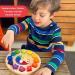 SCHMETTERLINE Kronolino Wooden Learning Clock | Rainbow Colors for Playful Time Learning | Ages 3+ - Buy Online on SooperMarket.com