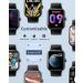 24/7 Heart Rate Blood Oxygen Sleep Tracker Smart Watch Fitness Tracker | Waterproof Touchscreen Smartwatch for Men Women - Black - Buy Online on SooperMarket.com