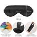 Haskirky Light Blocking Eye Mask - Adjustable Breathable Travel Mask for Deep Sleep - Men & Women - Office Yoga Meditation Mask - Watercolor Bird Design - Buy Online on SooperMarket.com