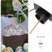 Warmhm 7pcs Graduation Cap Cake Toppers 2024 Graduation Cupcake Toppers Dessert Picks Appetizer Picks Congrats Grad Cake Topper for 2024 Graduation Celebration Party - Buy Online on SooperMarket.com