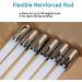 Chimney Flue Cleaning Rod & Brush Set | 18 Rods 610mm | Lint Remover Kit for Effective Duct & Chimney Sweeping - International Shipping Available - Buy Online on SooperMarket.com