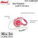 Buy Flexi Rope Roll Leash for Dogs - Extendable Soft Handle Red XS (Max 8 kg 3 m) - International Shipping Available! - Buy Online on SooperMarket.com