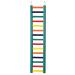 Prevue Pet Products 15-Rung Multi-Color Wood Bird Ladder