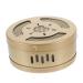 Beaupretty 1 piece of cardboard Moxibusion-Box copper moxa burner copper moxa cup of moxibus tot tool adjustable filter Moxibusion instrument AI-box pure copper 8.00x8.00.40cm golden