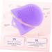 Beavorty Cleansing Massage Finger Cots Cleansing Facial Brush Skin face Scrubber for Women deep Cleaning Brush face wash Scrubber face Lotion for Women Silica Gel Makeup Remover Miss pores Violet 11.8X10CM - Buy Online on SooperMarket.com