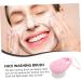 Angoily Makeup Brush Cleansing & Exfoliating Facial Wash Brush | Manual Silicone Scrubber for Women - Best for Face Care - Buy Online on SooperMarket.com