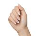 KISS imPRESS No Glue Press-On Nails - Fearless French Almond Shape Light Neutral & White Tip 30 Nails Easy Application - Buy Online on SooperMarket.com