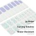 NAILOG Semi Cured Gel Nail Strips 34 pcs Salon-Quality Gel Nail Stickers Long Lasting Nail Wraps for Women with Soft Gel Finish (Innocent) - Buy Online on SooperMarket.com