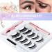 5 Pairs Magnetic Eyelashes & Eyeliner Kit | Upgraded 3D Reusable Lashes | Natural Look | Waterproof Liquid Eyeliner & Applicator - Buy Online on SooperMarket.com