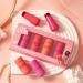 4 Colors Cooling Water Jelly Tint/Blush | Multi-Use Cheek & Lip Gloss | Long-Lasting Vivid Color - Chill (Poppy Pink Coral Berry Red - Buy Online on SooperMarket.com