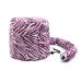 Ruilogod Purple White Polyester Portable Hair Drying Styling Soft Bonnet Hood Blow Dryer Connect Cap