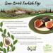 Organic Turkish Dried Figs | Purely Figs - USDA Certified, No Added Sugars or Preservatives | Non-GMO, Vegan & Kosher | 8oz - Buy Online on SooperMarket.com