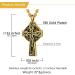 U7 Women's Cremation Urn Necklace | Celtic Knot Dog Feet Wings & Crucifix Designs | Stainless Steel Pendant Jewelry for Men | Unique Memorial Gifts - Buy Online on SooperMarket.com
