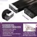 LAAVOO Ombre Tape In Hair Extensions | Real Remy Hair | Black Silver Balayage | 50cm | 20 Pcs #1B/S/1B | International Shipping - Buy Online on SooperMarket.com