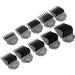 for Andis Clipper Guards Kaynway Professional Upgrade Magnetic Clippers Guards Comb Guides Set for Andis Master Clipper 10PCS (Black)