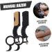 Angoily Stainless Steel Razor Holder for Men - Classic Wearable Shaver Ring for Beard Grooming - Buy Online on SooperMarket.com