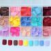 LuckForever 360pc Kids Press On Nails - Matte Short Square Fake Acrylic Fingernails for Girls & Women - Full Cover French Colored Manicure Decor - Buy Online on SooperMarket.com