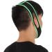 Adjustable Anti-Snoring Chin Strap for Better Sleep | Breathable Jaw Support Belt with Fluorescent Green Edge Covering - Buy Online on SooperMarket.com