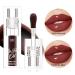 Shop Vegan Lip Plumping Gloss: Waterproof Long-Lasting Moisturizing Lip Oil in Clear Black Cherry & Black | Hydrating Liquid Lipstick - Buy Online on SooperMarket.com