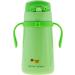 Stephen Joseph Stainless Steel Double Wall Training Cup with Handles and Weighted Straw - Zoo Design - 1 Count - Buy Online on SooperMarket.com