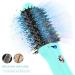 Parwin Pro Beauty One-Step 4-in-1 Hair Dryer Brush - 1000W Hot Air Brush for Styling, Volumizing, Straightening - Green 4 - Buy Online on SooperMarket.com