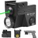 QR-Laser Green Laser Sight Gun Light Combo 500 Lumens Tactical Flashlight USB Rechargeable Picatinny Rail Strobe Function 500 Lumens for Pistols Handguns Upgraded GL10