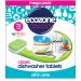 EcoZone Classic All-In-One Dishwasher Tablets Effective Cleaning Formula Cuts Through Grease & Grime Natural Vegan & Non Toxic Tabs Plant Based Plastic-Free Leaves No Residue (Box of 72 Capsules)