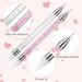 2 Pieces Nail Rhinestone Picker Dotting Pen Dual-ended Rhinestone Gems Crystals Studs Picker Nail Dotting Pen Wax Tip Pencil Pick up Applicator for DIY Nail Art (Pink White) - Buy Online on SooperMarket.com