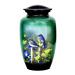 HLC URNS Lovely Humming Bird Adult Cremation Urn for Human Ashes - Adult Funeral Urn Handcrafted - Affordable Urn for Ashes (Adult (200 lbs) 10.5 x 6 Lovely Humming Bird Cremation Urn)