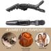 Yueci 5-Piece Crocodile Hair Clips - Professional Plastic Styling Clamps for Hairdressers & Salon Use - Buy Online on SooperMarket.com