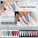 Supwee Reflecting Gel Liner Nail Art Set - 8 Colors Disco Glitter UV Gel Polish for DIY Nail Designs - Buy Online on SooperMarket.com