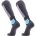 SOLAX Wool Over The Calf Ski Socks - Men's & Women's Medium Black-173 - Buy Online on SooperMarket.com