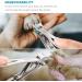 SZQHT 15mm Wide Jaw Nail Clippers for Thick Nails - Stainless Steel Ingrown Toenail Clippers for Men, Seniors & Adults - Sturdy & Sharp Design (Silver) - Buy Online on SooperMarket.com