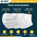 Buy SAM Self Adhesive Masks - 50 Individually Wrapped 3-Ply Face Coverings with Wet Wipe for Global Shipping - Buy Online on SooperMarket.com