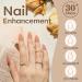 Modelones Builder Nail Gel 6 Colors Set - Hard Strengthener & Extension Gel with Rhinestone Glue - Clear, Nude, Pink - Ideal Gift for Women - Buy Online on SooperMarket.com