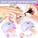 Roexun 168W UV LED Nail Lamp - Portable USB Nail Dryer for Gel Polish with Auto Sensor & 4 Timer Settings | Perfect for Fingernail & Toenail Care - Buy Online on SooperMarket.com