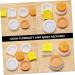 MAGICLULU 6 Pcs Cake Mold Silicone Baking Cup Cookie Cake Pan Cookie Silicone Cake Pan Ice Ball Mold Chocolate Making Mold Soap Candle Mold Mini Muffins Aroma White Bread Silica Gel Cake Pie Whitex3pcs 9X8X2.6CMx3pcs - Buy Online on SooperMarket.com