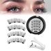 Lumentes Magnetic Eyelashes Lumentes Magnetic Lashes Magnetic Eyelashes Without Eyeliner Reusable Magnetic Eyelashes with Applicator No Glue or Liner Needed (Color : 52HB-4)