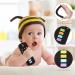 Eoopoon Silicone TV Remote Control Baby Teething Toy | BPA Free Teether for Babies 3-18 Months | Soft Chew Toy for Boys and Girls - Black - Buy Online on SooperMarket.com