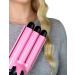 Trademark Beauty Babe Waves 3 Barrel Curling Iron Hair Waver 1 Inch Quick Heat Adjustable Temperature Hair Curler Perfect Beach Waver Hair Styling Tools 25mm Standard Ceramic Wand Pink 3 Barrel (1 Inch) - Buy Online on SooperMarket.com