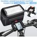Waterproof Bicycle Handlebar Bag with Adapter | E-Bike & Bike Cell Phone Holder | 5.3L Adjustable Backpack - Buy Online on SooperMarket.com