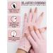 Kalolary Anti UV Gloves for Nail Lamp UPF50+ UV Protection Gloves for Manicure Nail Art Fingerless UV Shield Gloves for Women Girls Gel Manicures (Pink) - Buy Online on SooperMarket.com