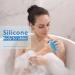 HIEERBUS Silicone Body Scrubber Gentle Exfoliating Body Scrubber in Shower Silicone Loofah with Easily Lather Bristles Long Lasting and More Hygienic Than Traditional Shower Loofah 1Pack Blue  - Buy Online on SooperMarket.com