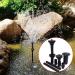TOSSPER Fountain Pump Nozzle Set Multifunction Plastic Waterfall Garden Spray for Pool Pond Fountain Submersible Pump - Buy Online on SooperMarket.com