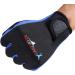 M-Black Blue Neoprene Diving Gloves for Water Sports - Ideal for Sailing and Paddling - Buy Online on SooperMarket.com