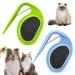 2 pieces Pet Knotting Comb de -filtered knife cat with steel blade knot comb hair distance tool knot comb for cat perfect for removing feather