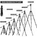 LCNCY Binocular Tripod Stand - Universal Lightweight Travel Video Tripod with Remote - Matte Black (Compatible with Camera, Phone, iPad, DSLR, GoPro, Spotting Scope, Telescope, Astronomy Binoculars) - Buy Online on SooperMarket.com